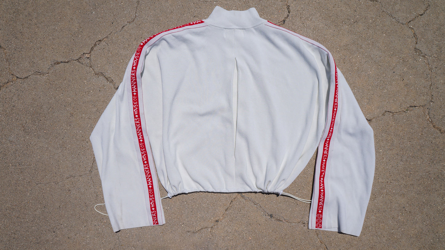 Cropped Mock Neck Sweater