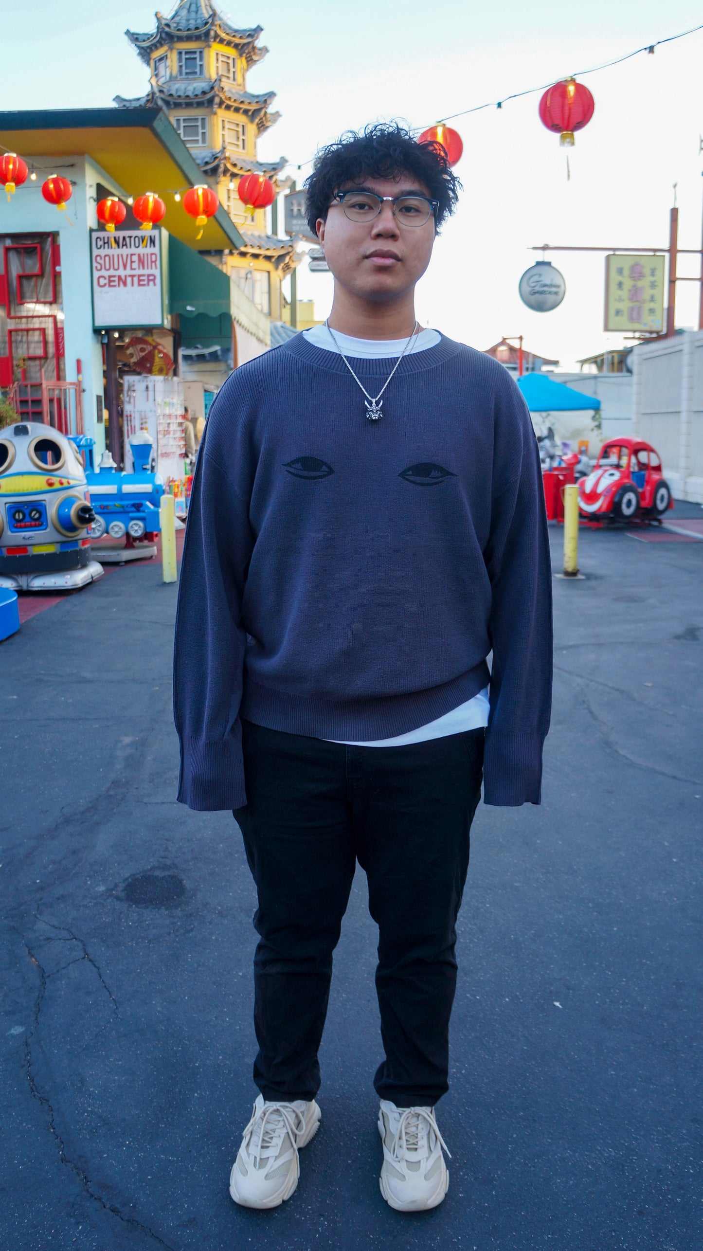 ‘Eye See You’ Knit Sweater