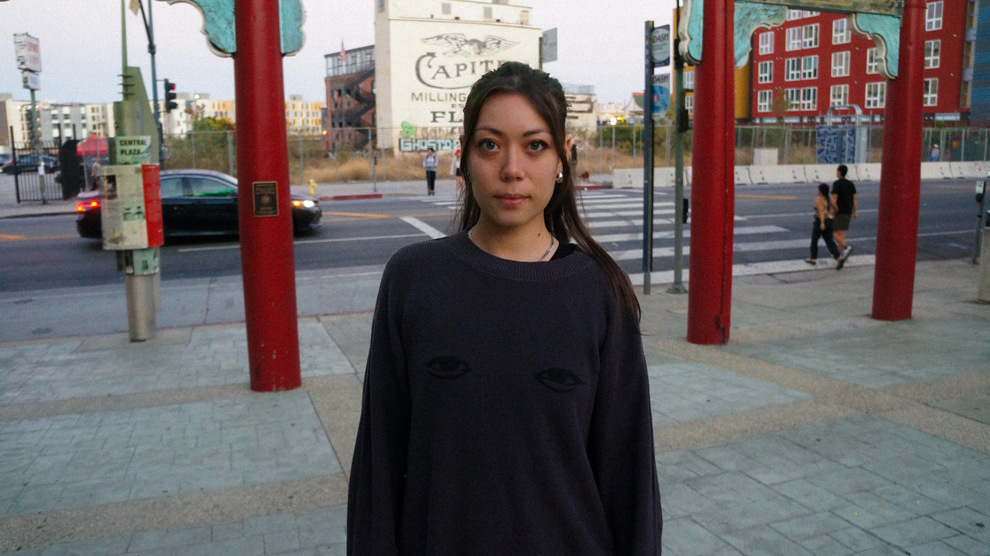 ‘Eye See You’ Knit Sweater