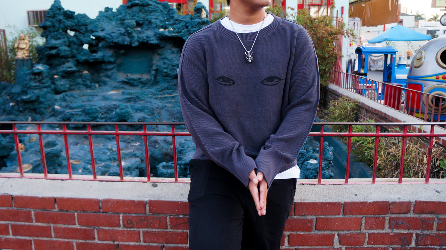 ‘Eye See You’ Knit Sweater